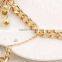 Saudi India wedding bridal gold chain bracelet rings
