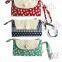cotton canvas printed coin purse phone case