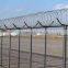 Rigid 358 Welded Mesh Fence With Razor Barbed Wire on top