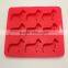 CNC eco-friendly camouflage color ice mold silicone ice cube tray