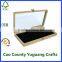 Wooden Craft Oriental Jewelry Box Glass Lid Box Glass Top Jewelry Display Box