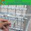 Stacking steel pipe storage rack wire mesh container