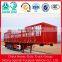 Hot Selling 3 Axle 60T Grid fence cargo sheep cattle trailer