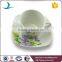 China dinnerware porcelain with flower decals