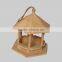 Natural Wood Bird Feeder , Building House for Bird, Wholesale Wood Bird House