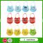 Convenience Colorful Cartoon Partern Silicone Rubber Baby Bibs / Washable Waterproof Baby Bibs Feeding Kids Bibs
