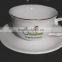 KC-00021 Haonai gold rim porcelain coffee set