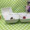 China Manufacturer stocked White Porcelain Square Dish/food dish/rice dish