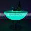 High quality PE plastic led table lamp led cube furniture led coffee table