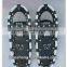8x27(22x69cm) non slip snowshoes for safer walking on snow Aluminium pivot PU binding alloy crampon shoes (HS-SS1 27inch)