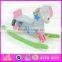 2015 Nursery school toy kids rocking animal toy,Indoor game wooden Ride On Toy,Lovely pig design wooden rocking horse WJY-8009