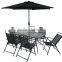 Outdoor Leisure Table and Chair Patio Sling Dining Set Graden Furniture