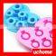 UCHOME Make Your Own Ice Tray Ring Shape Silicone Ice Cube Tray