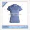 custom different color collar golf polo shirt dry fit with embroidered logo
