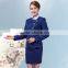 Navy Blue Airline Uniforms Flight Attendant Outfit