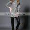 2017 New design simple lattice blouse OEM service Guangzhou cheap wholesale