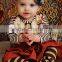 2017 fall little gir lboutique dress doll collar polka dot