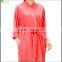 Men cotton fabric bathrobes kimono collar robes thin bright color night robes for home robe