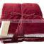 Thick Reversible polyester plush sherpa blanket from China factory