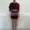 B33796A 2017 Winter women Party fashion velvet hoody dress