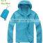 Green Lightweight Hooded Mens Pullover Packable Jacket With Bag