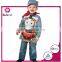 Onbest blue sportsman short sleeve halloween&carnival career costume with hat&gloves for child