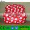 Inflatable red flower sofa chair with flowers printed for inflatable furniture