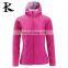 OEM design high quality women's softshell jacket