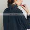 Rib trim simple heavy knit comfy mock neck pullover