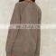 Long Pattern Cozy Gray Oversized Print Sweatshirt Custom