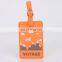 Factory customize Luggage Tags, Bag Tag, Soft pvc Travel ID Labels Tag