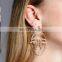 2017 Different Sharps Creative Face Hand Alloy Ring Women Earrings