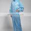 Youtong Textile 5MM grey color blue color grid and strip esd conductive silk workwear