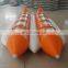 HI 0.65mm PVC tarpaulin inflatable water banana boat, amazing flying banana boat for adults