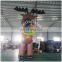 4m high inflatable Christmas elk for yard decoration