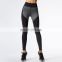 Color matching stitching yoga sports breathable workout women pants leggings