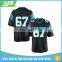 Wholesale sublimation 100% polyester american football jersey custom