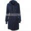 classic waist tight long hoodie women szipper winter coat plain woman hoodies with hood