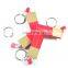Custiom design eva foam key rings , eva floating keycain , foam eva keychains