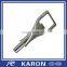 wholesale custom logo metal bottle opener part in zinc alloy