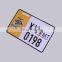 Custom Wall Decoration Metal Namplate Wholesale Custom Embossed Car Logo Decorative License Plate