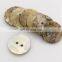 1000 PCS 10mm 2 Holes Natural Shell Color Round Sewing Accessories Shell Button