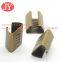 jiayang drawcord gold color u shape aglets tips crimp