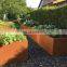 Garden plant protection corten steel planters large flower pots wholesale