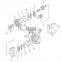 Construction Machinery Hydraulic Part 705-51-11020 Scavenging Pump For Loader WA470-1 Pilot Gear Double Pump