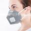 Anti Odor Anti Dust Active Carbon Air Pollution Dust Mask in Grey Color
