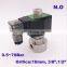 GOGOATC 0.5-70bar SS304 3/8 1/2 inch high pressure solenoid valve Orifice 10mm Normal open stainless 304 water wash pump valve