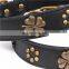 New factory direct original bronze pet collar leather dog collar leash