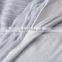 Polar Bedroom Fluffy Light Grey Twin 100% Microfiber Bed Cover Flannel Duvet Cover Set