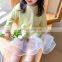 Girls dress stitching long sleeve princess dress